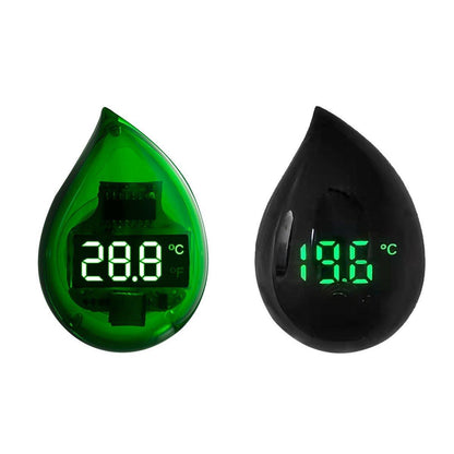 Mini Digital Fish Tank Thermometer High Precision Aquarium Temperature Gauge - Green