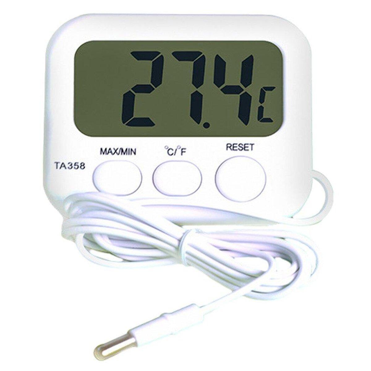 Digital Thermometer with Probe for Refrigerator Fish Tank Aquarium Temperature