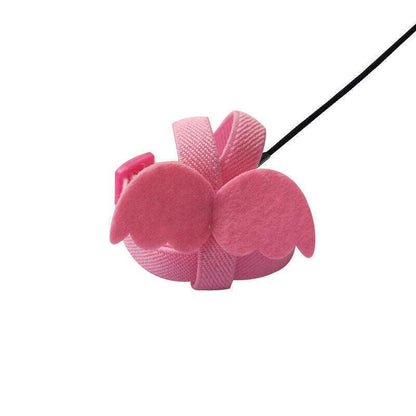 Parrot Bird Harness Leash Adjustable Flying Training Rope Cockatiel Conure Budgie - Pink