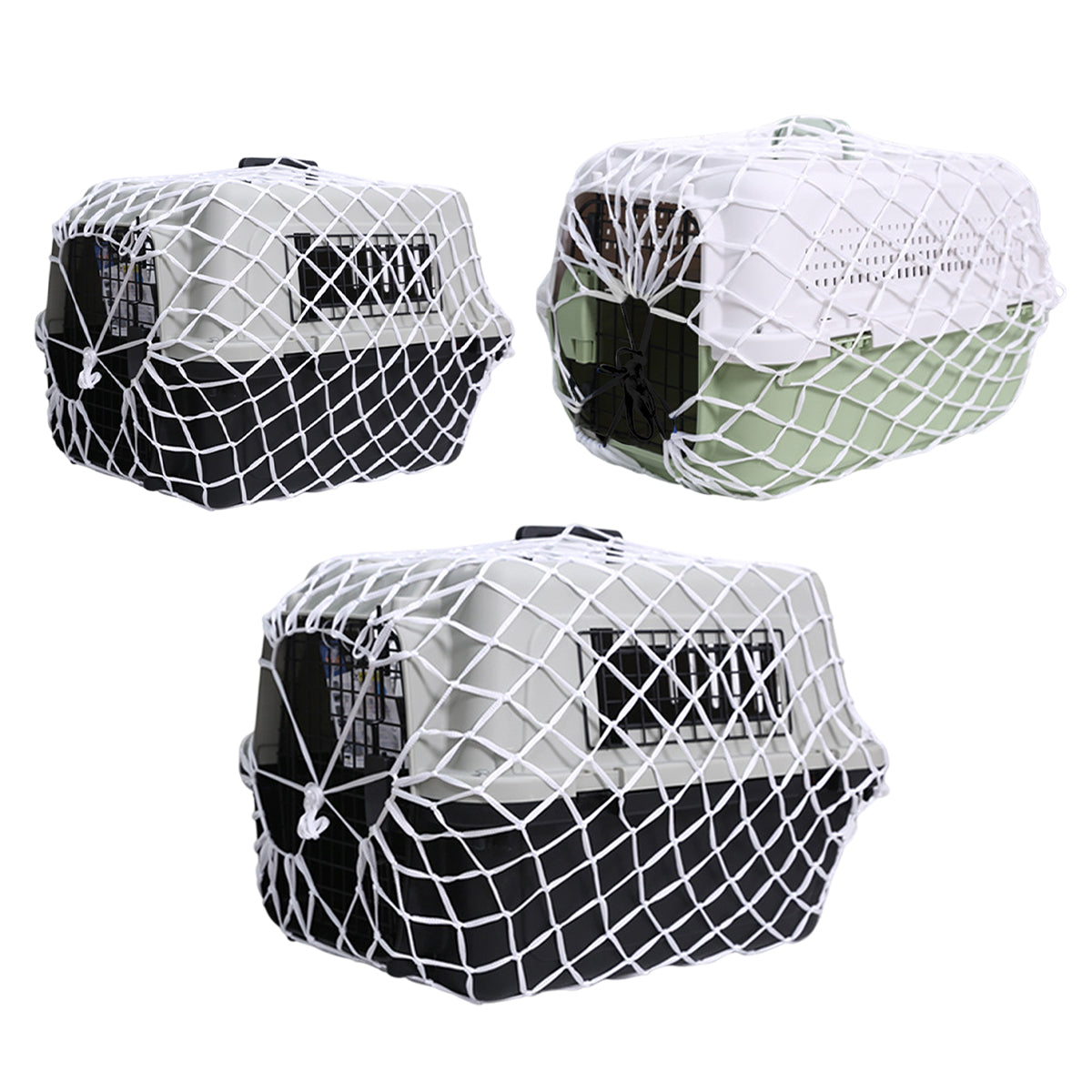 Pet Carrier Net Bag for Cat Dog Travel Mesh Cover Protective Tote Use - 60 × 39 × 39 cm