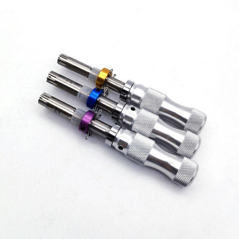 3X Tubular Locksmith Lock Tool Equipment 7.00Mm 7.5Mm 7.8Mm Steel Set Safe Box