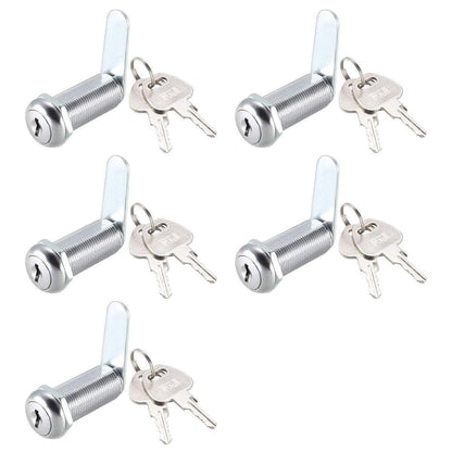 1/5/10pcs File Cabinet Drawer Milk Box Swivel Lock Small Round Security Lock - 25mm-10PCS