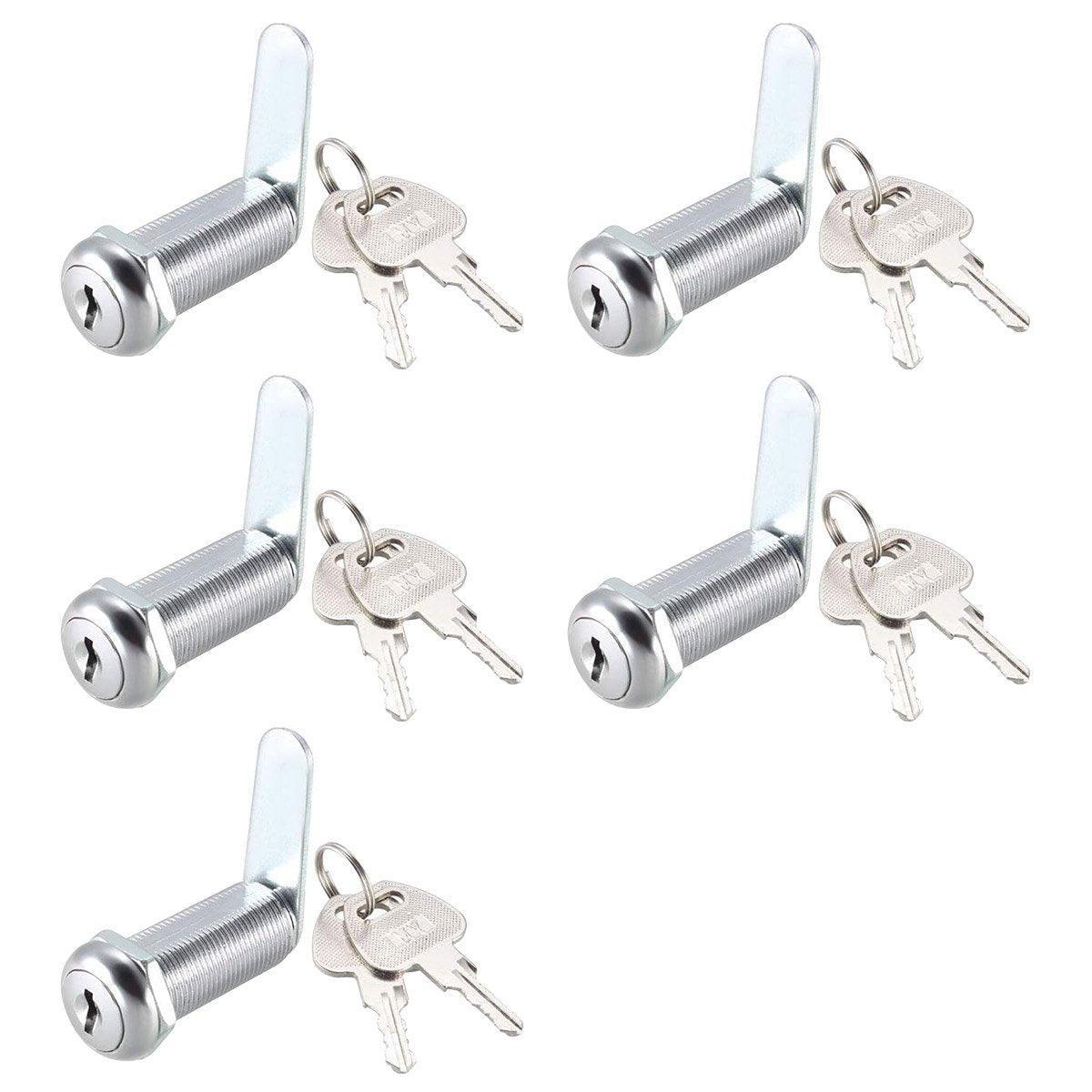 1/5/10pcs File Cabinet Drawer Milk Box Swivel Lock Small Round Security Lock - 20mm-1PC