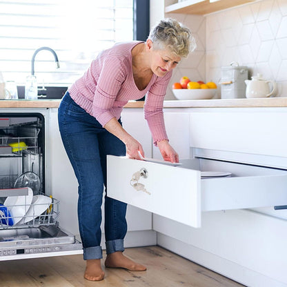 1/5/10pcs File Cabinet Drawer Milk Box Swivel Lock Small Round Security Lock - 25mm-5PCS