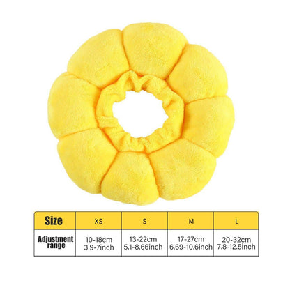 Sunflower Elizabeth Collar for Cats and Dogs Anti Licking Sterilization Headgear - M