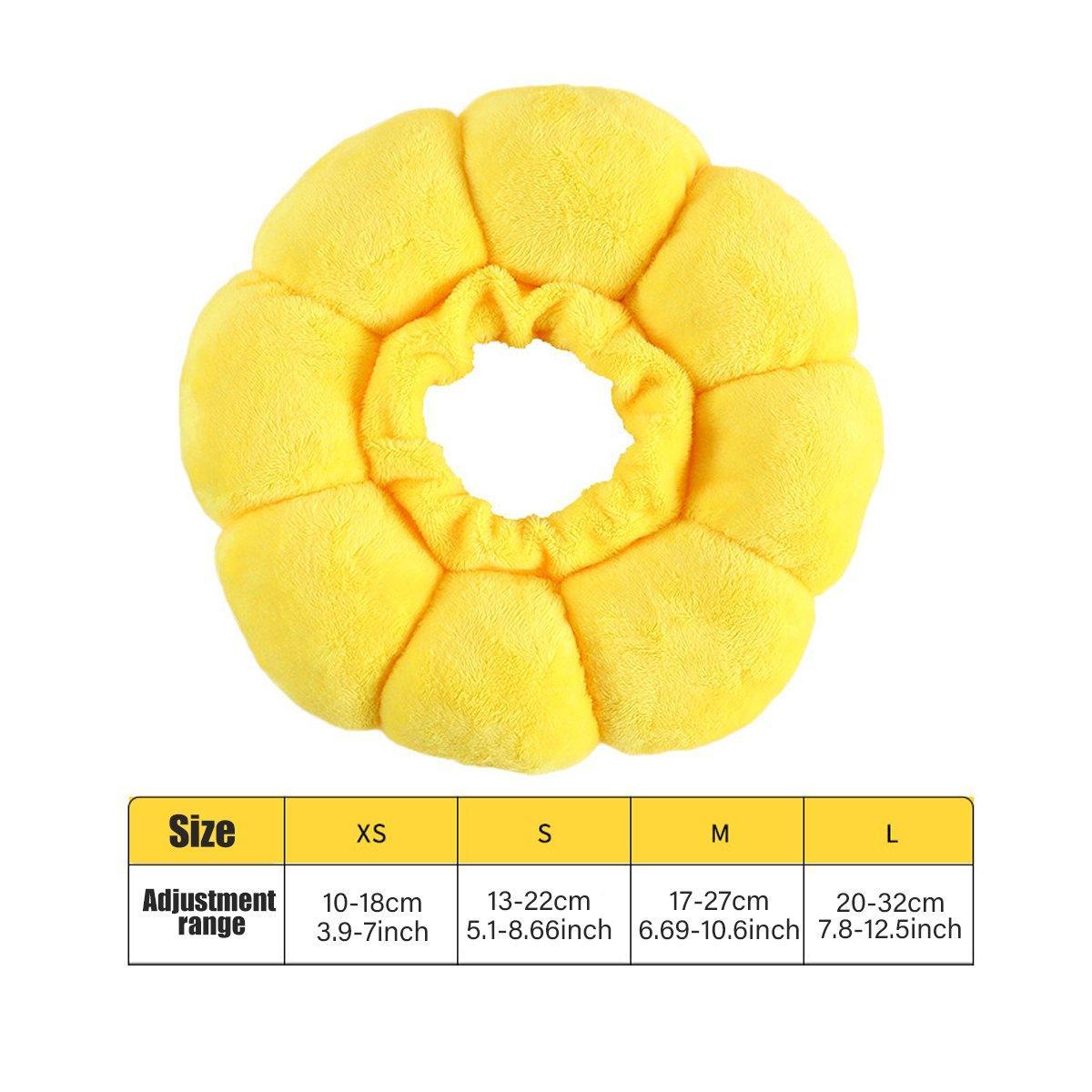 Sunflower Elizabeth Collar for Cats and Dogs Anti Licking Sterilization Headgear - XS
