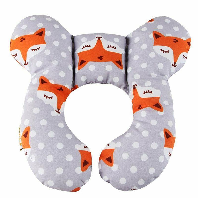 Baby Soft U-Shaped Auto Car Seat Stroller Head Neck Support Pillow Cushion Au - Hippo