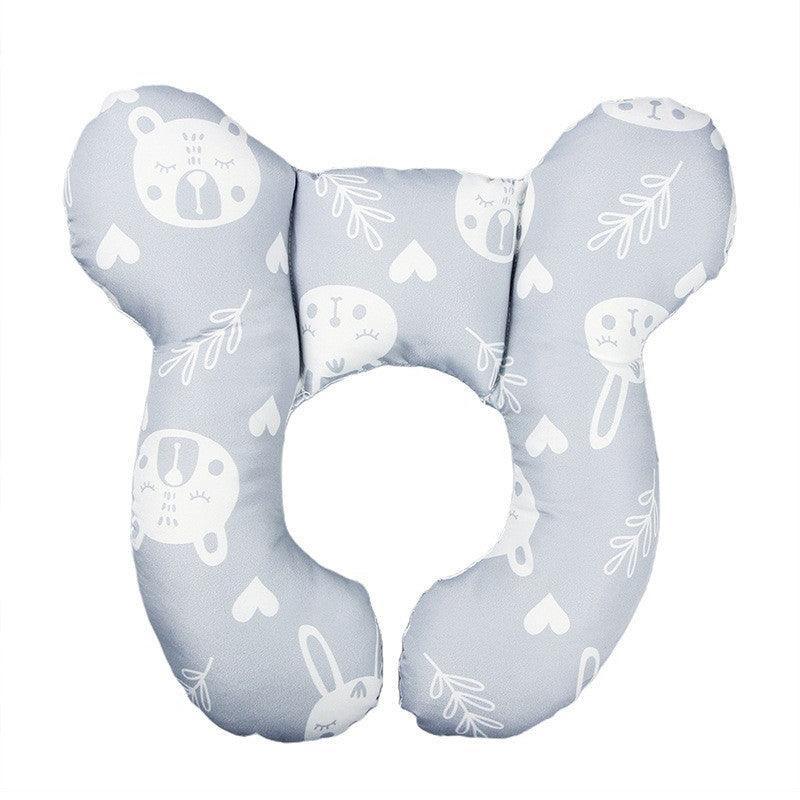 Baby Soft U-Shaped Auto Car Seat Stroller Head Neck Support Pillow Cushion Au - Hippo