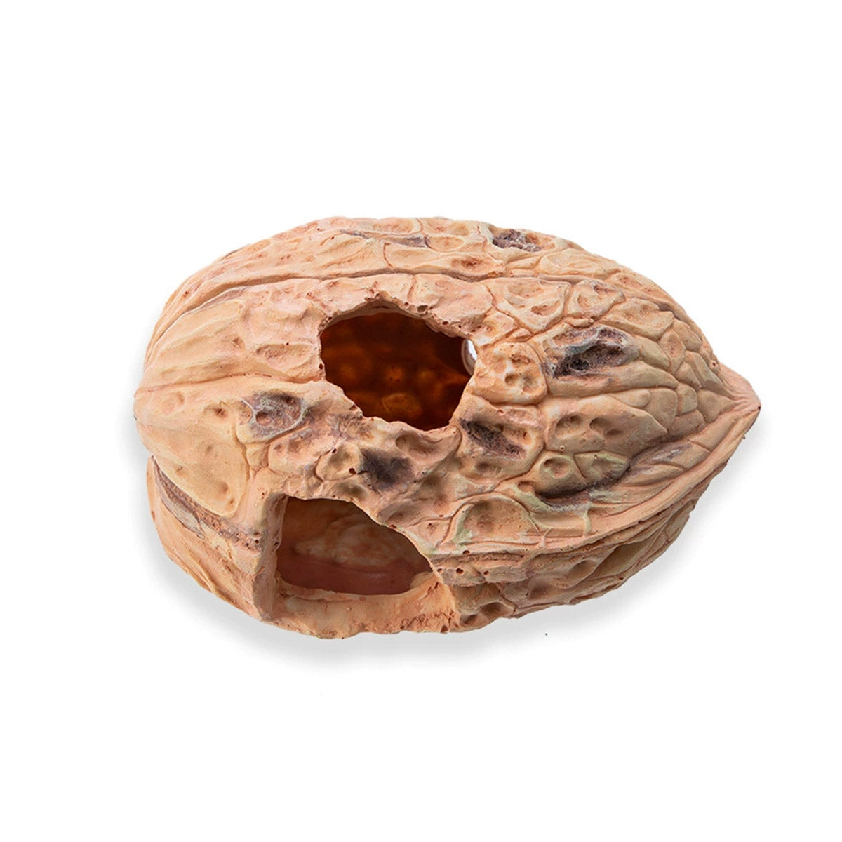 Pet Climbing Shelter Simulated Walnut Resting Box Small Animal Hideaway Decor