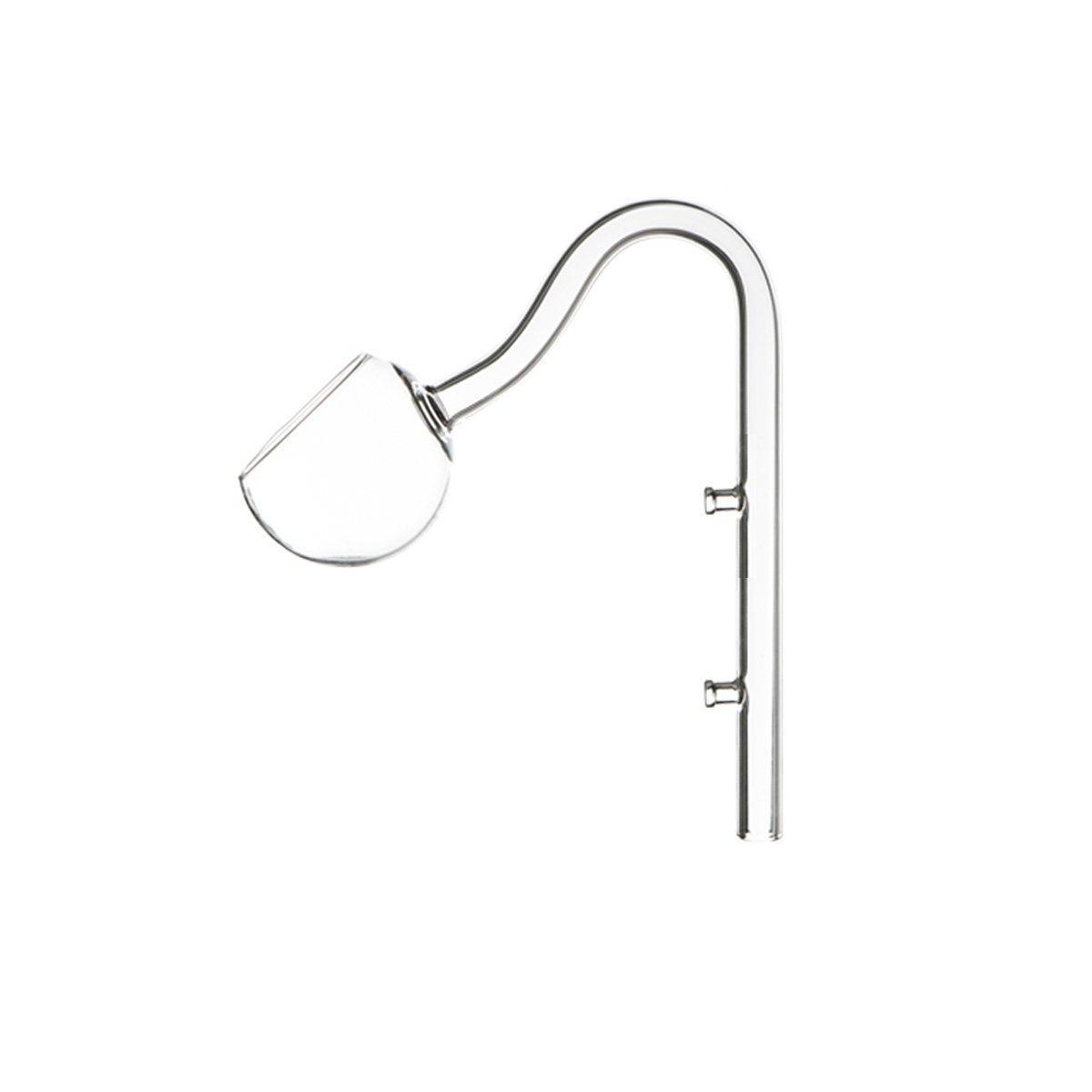 Aquarium Glass Inlet Outlet Pipe Fish Tank Filter Oil Film Remover Plant Holder - Lily inlet-12mm