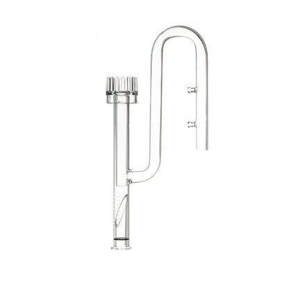 Aquarium Glass Inlet Outlet Pipe Fish Tank Filter Oil Film Remover Plant Holder - Lily inlet-12mm