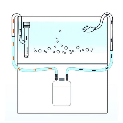 Aquarium Glass Inlet Outlet Pipe Fish Tank Filter Oil Film Remover Plant Holder - Hemispherical outlet-16mm