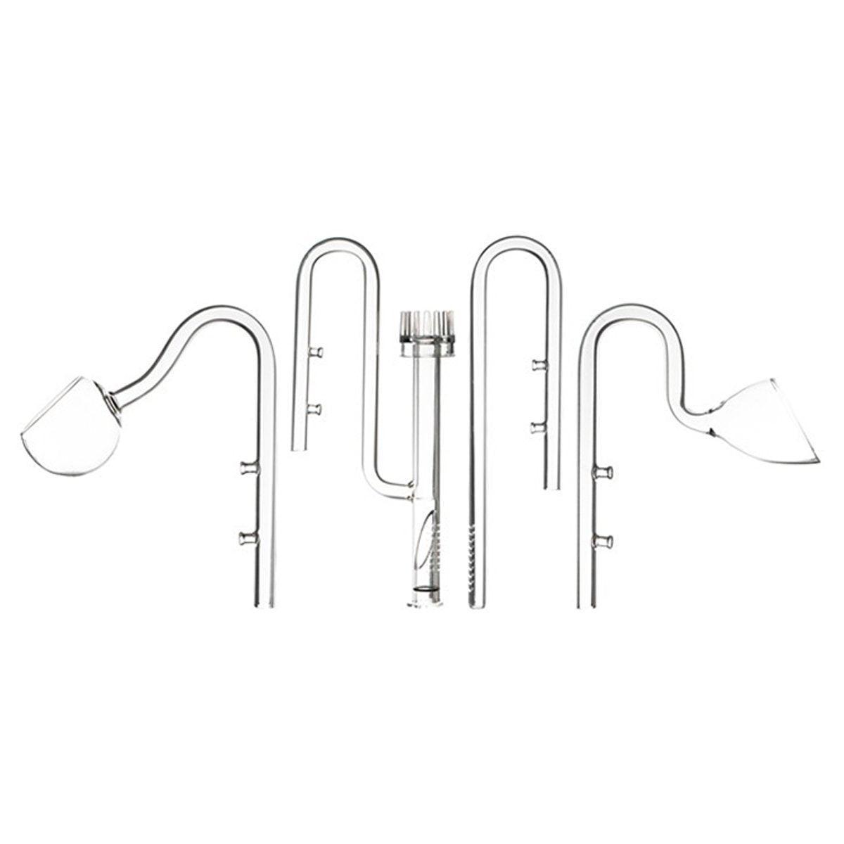 Aquarium Glass Inlet Outlet Pipe Fish Tank Filter Oil Film Remover Plant Holder - Oil removal inlet-12mm