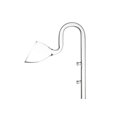 Aquarium Glass Inlet Outlet Pipe Fish Tank Filter Oil Film Remover Plant Holder - Speaker outlet-12mm