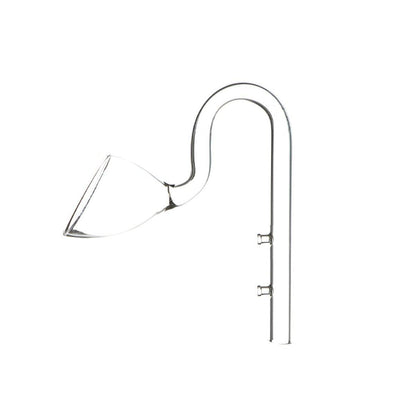 Aquarium Glass Inlet Outlet Pipe Fish Tank Filter Oil Film Remover Plant Holder - Speaker outlet-12mm