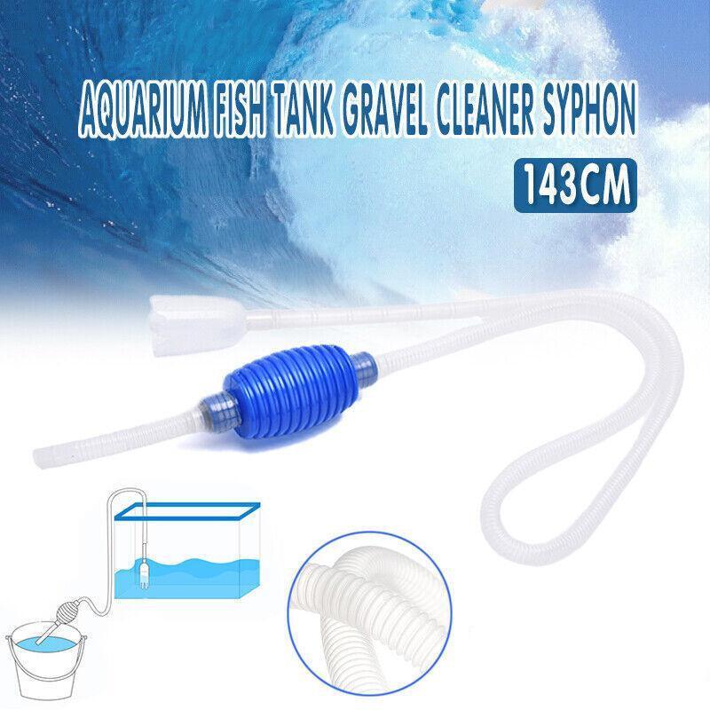 Large Aquarium Fish Tank Gravel Cleaner Syphon Vacuum Water Changer Siphon Hose
