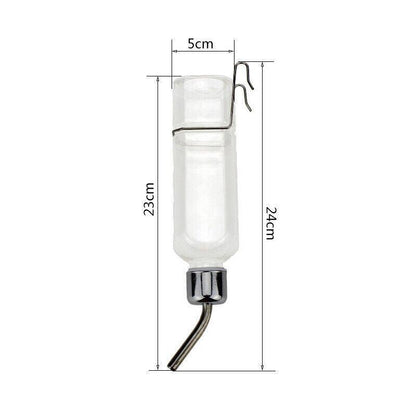 350ml Hanging Water Bottle for Small Pets - Guinea Pig Rabbit Hamster Feeder
