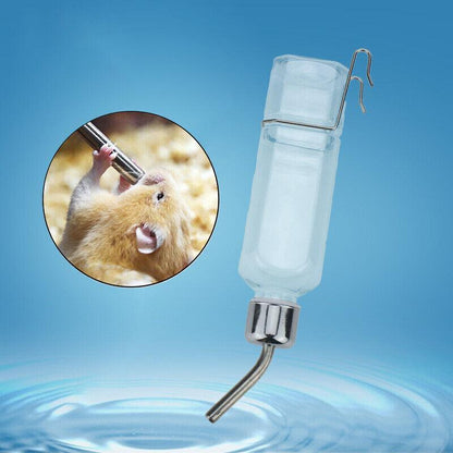 350ml Hanging Water Bottle for Small Pets - Guinea Pig Rabbit Hamster Feeder