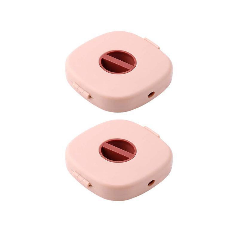 Case Cord Tangle Free Organizer Portable Earphones Manager Wire Winder Cable - White*1