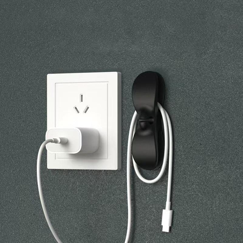 Wire Cable Organizer Holder Cord Wrapper Winder For Kitchen Appliances Computer - 3PCS Black