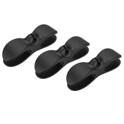 Wire Cable Organizer Holder Cord Wrapper Winder For Kitchen Appliances Computer - 3PCS White