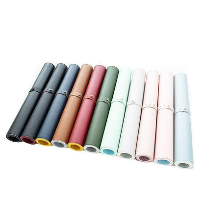 Large Leather Gaming Mouse Pad Waterproof Desk Keyboard Mat 120 x 60cm - Wine Red