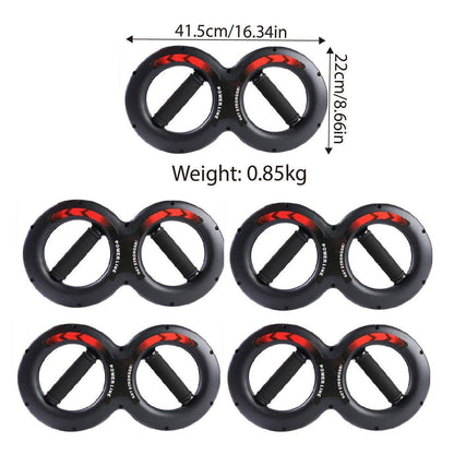 Multifunctional Arm Strength Grip Wrist Power Device Fitness Hand Grip Enhancer - 15kg