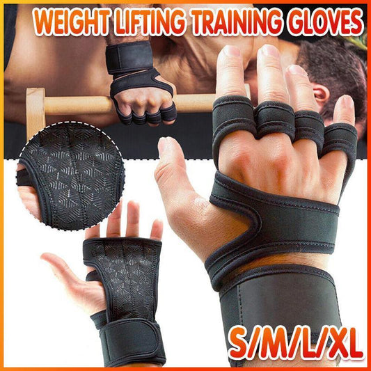 Weight Lifting Training Gloves Women Men Fitness Sports Body Building Gym Gloves - M