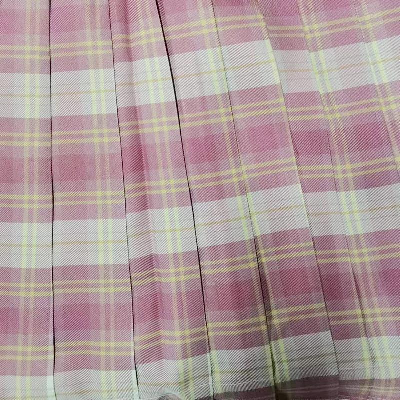 Women Girls School Pleated Skirt Summer High Waist  Tartan Short Skirt AU Stock - L
