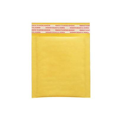 25PCS Poly Bubble Mailer Yellow Colour Multi-Size Plastic Padded Bag - 25PCS-23*29CM