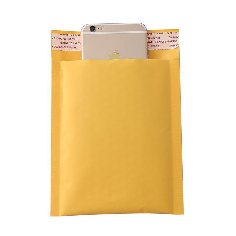 25PCS Poly Bubble Mailer Yellow Colour Multi-Size Plastic Padded Bag - 25PCS-20*21CM