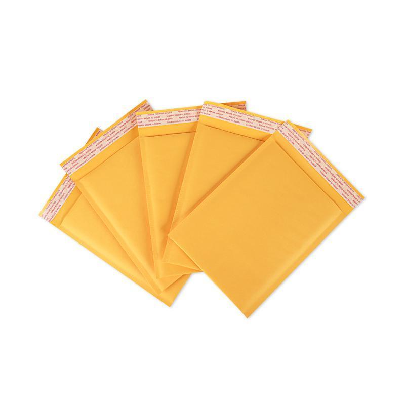 25PCS Poly Bubble Mailer Yellow Colour Multi-Size Plastic Padded Bag - 25PCS-20*21CM