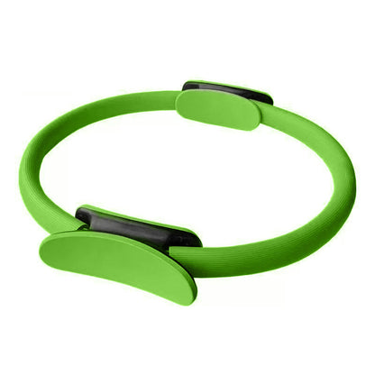 6 Colours Pilates Yoga Ring Magic Circle Fitness Equipment for Toning Slim Legs - Green