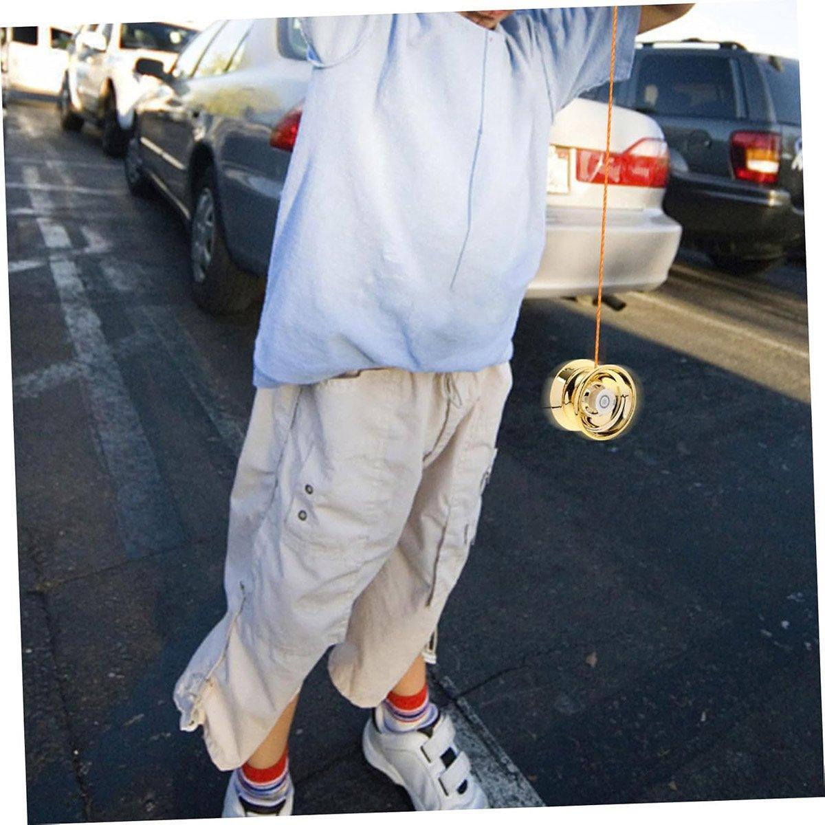 Alloy Metal Professional YoYo Bundle Bearing Ball Toy for Boys Gift - Blue