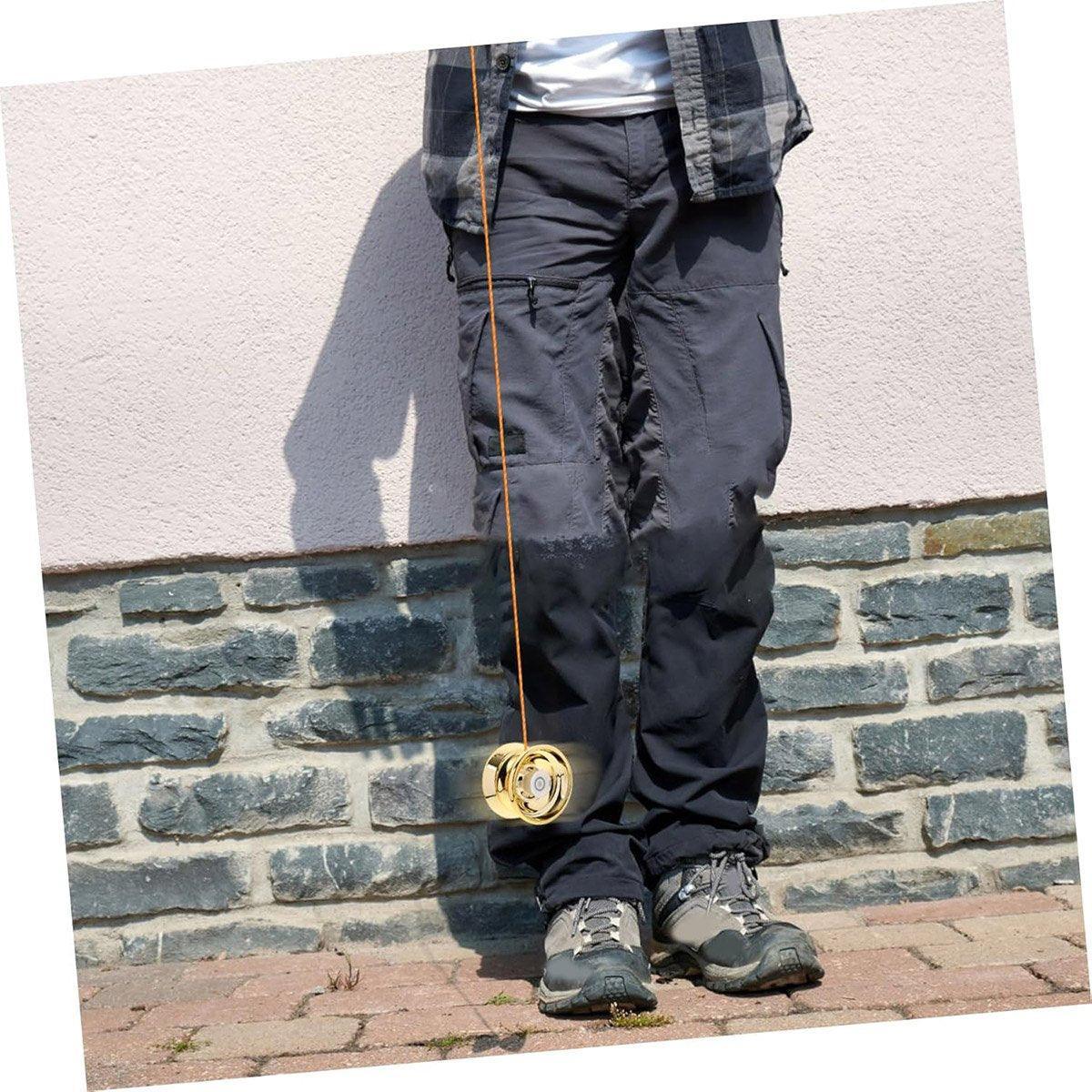 Alloy Metal Professional YoYo Bundle Bearing Ball Toy for Boys Gift - Gold