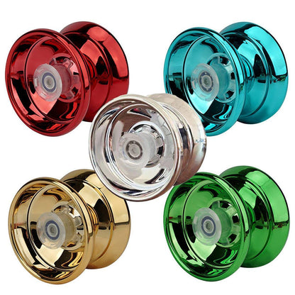 Alloy Metal Professional YoYo Bundle Bearing Ball Toy for Boys Gift - Green