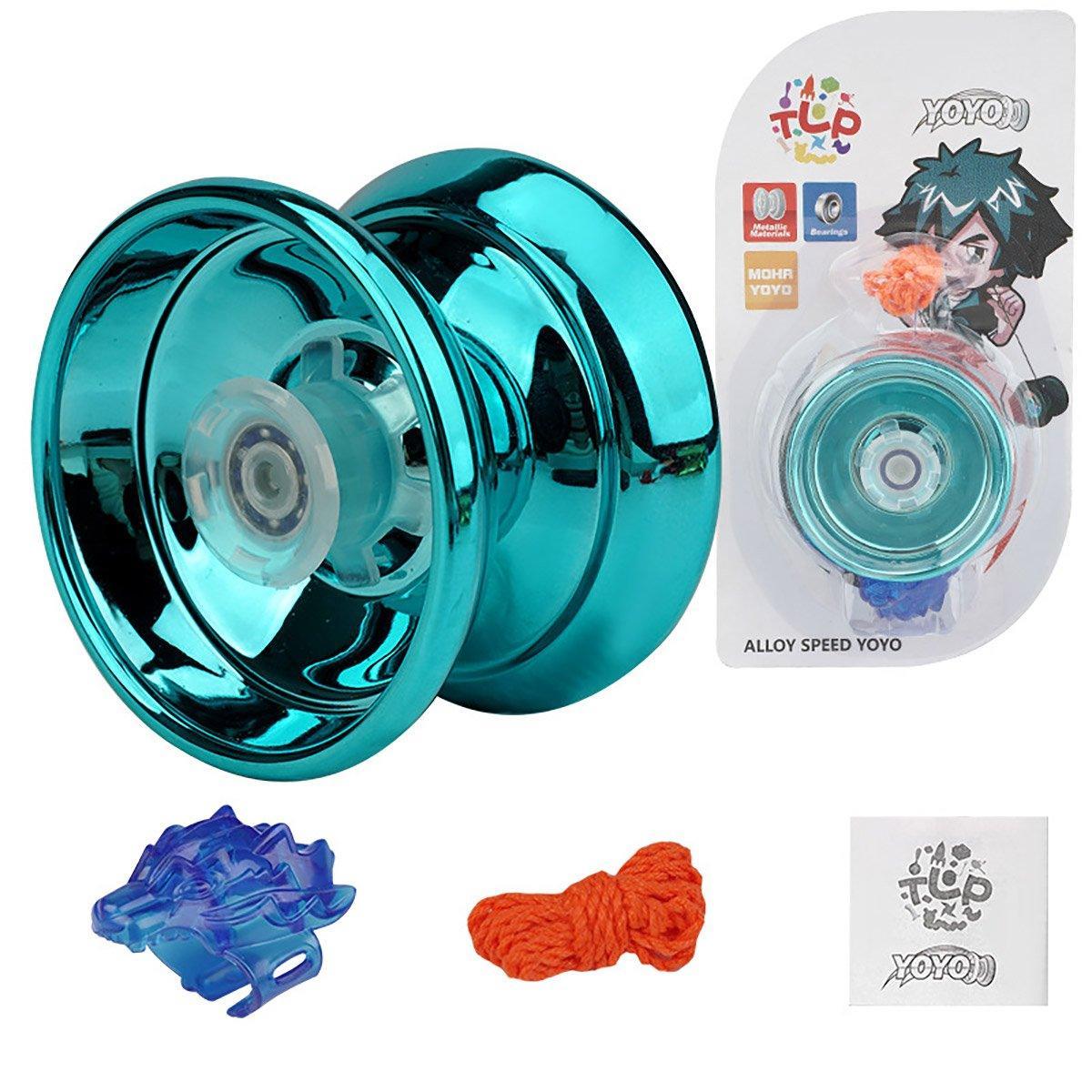 Alloy Metal Professional YoYo Bundle Bearing Ball Toy for Boys Gift - Red