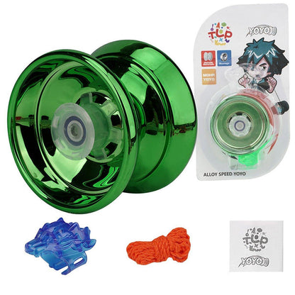 Alloy Metal Professional YoYo Bundle Bearing Ball Toy for Boys Gift - Red