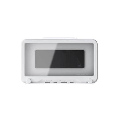 Wall Mounted Phone Holder for Bathroom Shower Waterproof Touch Screen Case - Blue