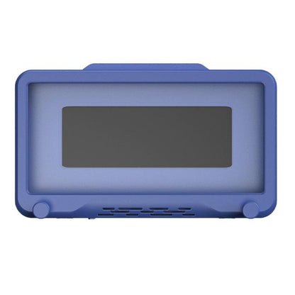Wall Mounted Phone Holder for Bathroom Shower Waterproof Touch Screen Case - Blue
