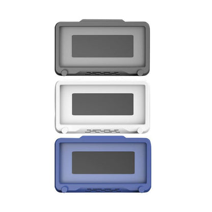 Wall Mounted Phone Holder for Bathroom Shower Waterproof Touch Screen Case - White