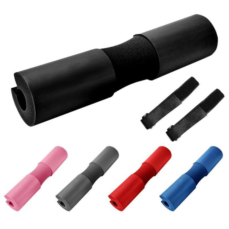 Squat Pad Barbell for Squats Lunges Hip Thrusts Neck Shoulder Protective Support - Pink