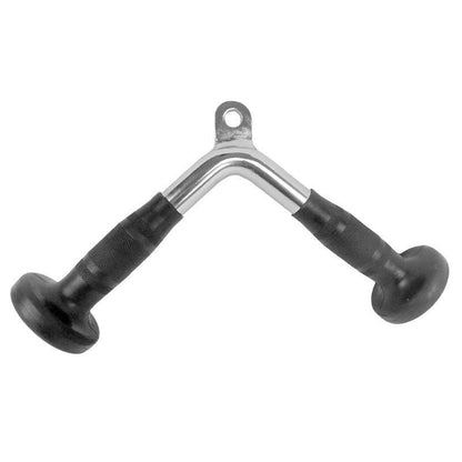 Cable Pulley Attachment Tricep Rope V Grip LAT Pull Down Gym Accessory - Tricep Press-Down Bar