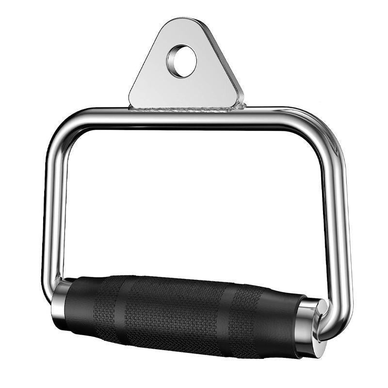 Cable Pulley Attachment Tricep Rope V Grip LAT Pull Down Gym Accessory - EZ Curl Pull-Down Bar