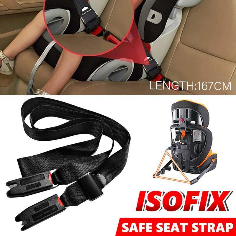 Adjustable Child Baby Car Safety Seat Isofix Strap Latch Interface Anchor Holder
