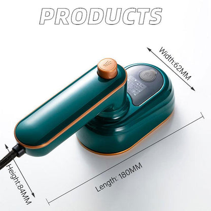 Portable Micro Steam Iron Garment Handheld Mini Clothes Ironing Machine - Green