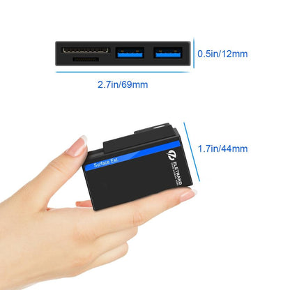 2-In-1 Usb Hub For Microsoft Surface Go