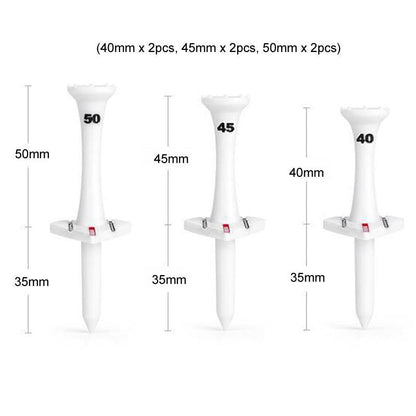 6Pcs Golf Tee Holder Multi Purpose Aimable Direction Tees