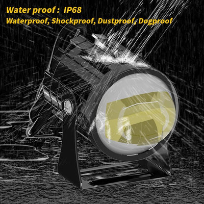 1Pair 12V - 85V Motorcycle Headlights Dual - Colour Automotive Led Working Headlights Colour: White + White Light With Flashing - Yellow + White Light Without Flashing