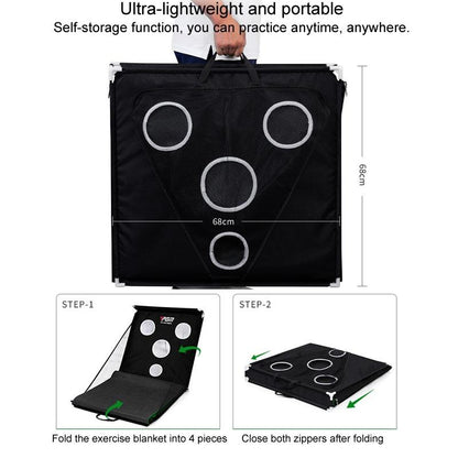 66X300Cm Golf Chipping & Putting Practice Net Portable & Multifunctional